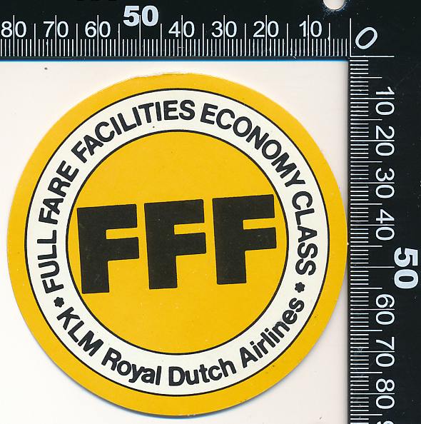 KLM Full Fare Facilities Economy Class